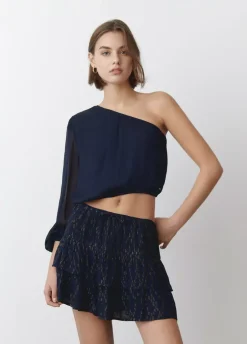 Blusa Asimetrica Choker