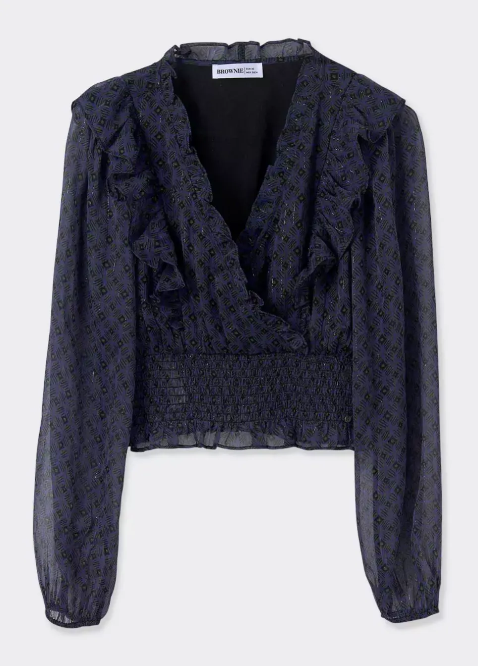 Blusa Cruzada Volantes