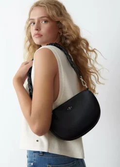 Bolso Media Luna Asa Arrugada