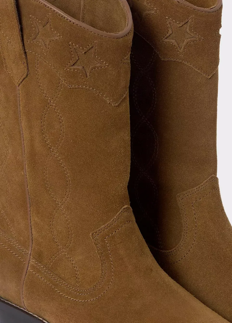 Bota Cowboy Estrellas Piel