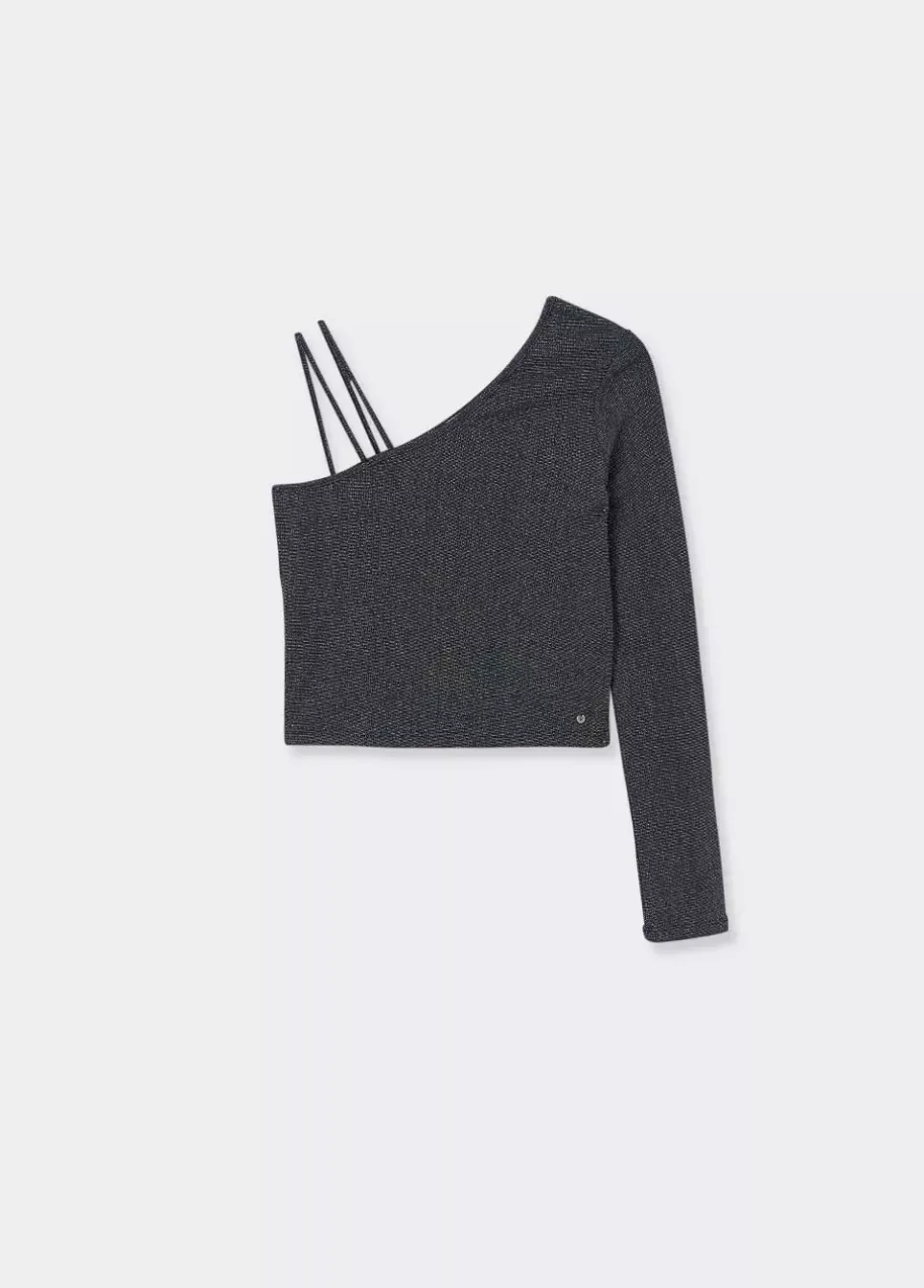 Camiseta Asimetrica Con Tirantes