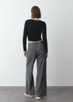 Camiseta Cut Out Canale Manga Larga