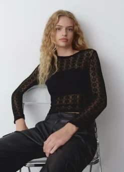 Camiseta Lace Manga Larga