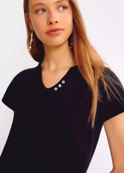 Camiseta Mar Basica Botones Organica | Compra Camisetas | Otono-Invierno 2021