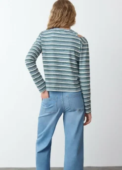 Camiseta Rayas Cut Out