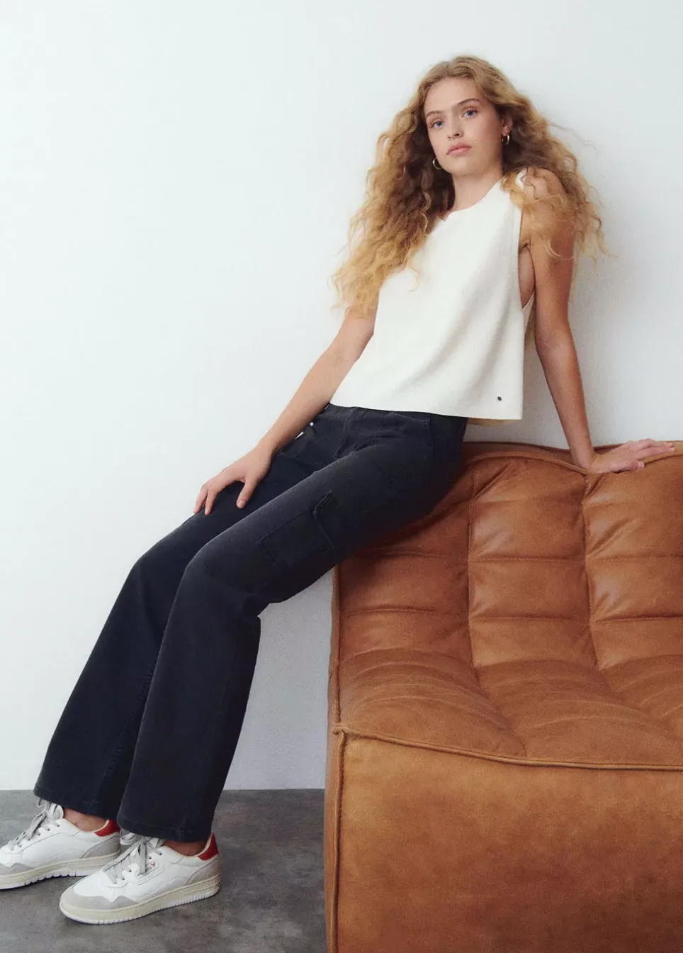 Chaleco Cuello Redondo Punto