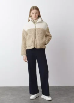 Chaqueta Polar Cremallera Contraste