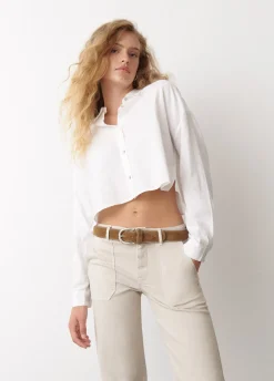 Cinturon Bolitas Piel