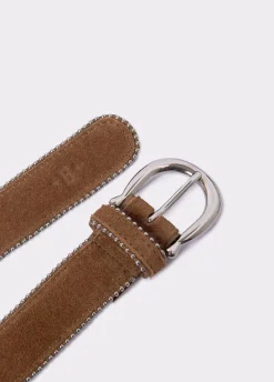 Cinturon Bolitas Piel