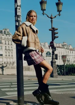 Falda Jaretas Cuadros