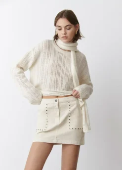 Falda Pana Bolsillo Parche