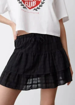 Falda Volantes Textura