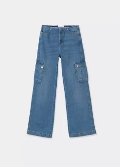 Jeans Cargo Bajo Cintura