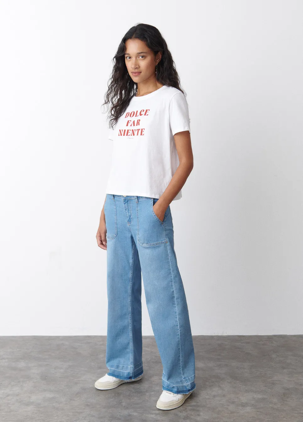 Jeans Culotte Bajo Desdoblado