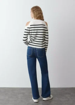 Jersey Aperturas Hombros Rayas