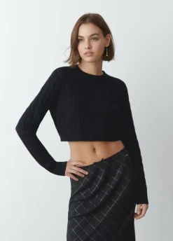 Jersey Cropped Trenzas