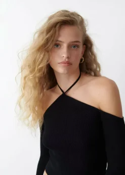 Jersey Escote Halter Atado