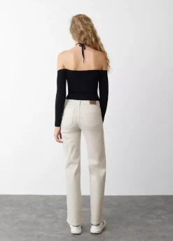 Jersey Escote Halter Atado