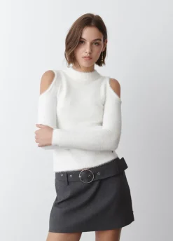 Jersey Hombros Descubierto Pelo