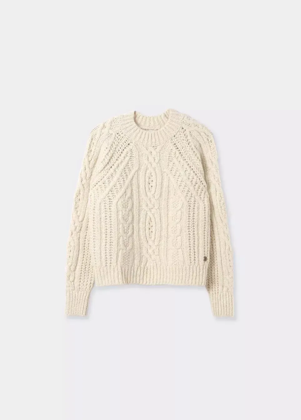 Jersey Trenzas Cuello Redondo