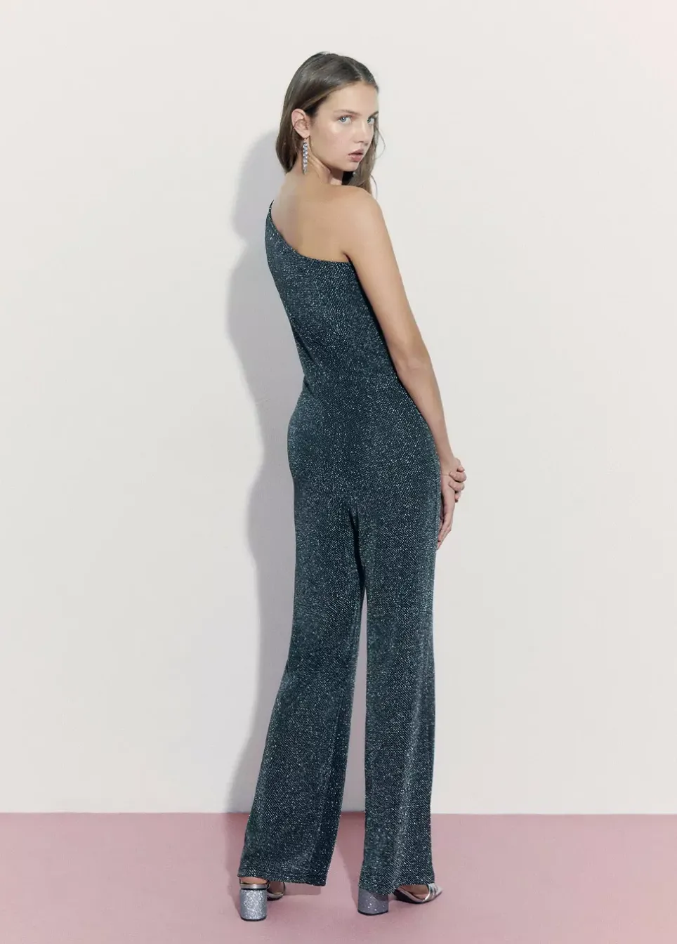 Mono Cut Out Tejido Hilo Metalizado