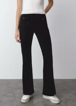 Pantalon Campana Bolsillos Frontales