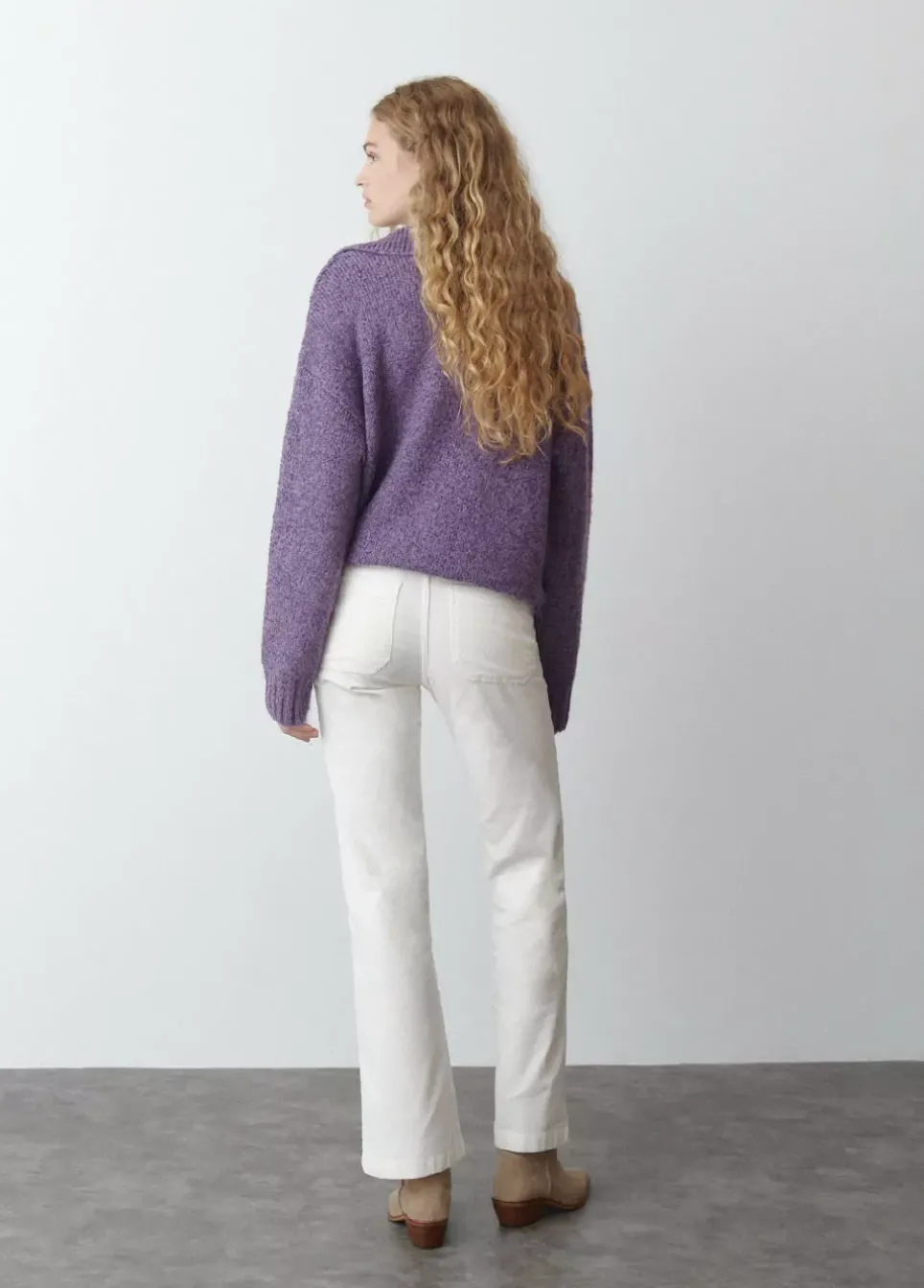 Pantalon Pana Culotte Bolsillo Frontal