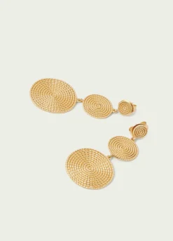 Pendientes Largos Tres Discos