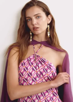 Shawl Liso Berenjena