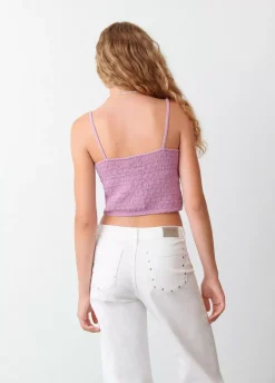 Top Crochet Tirantes Nudo