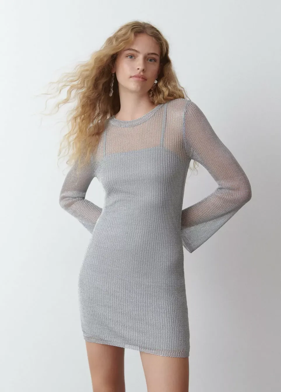 Vestido Calado Hilo Metalizadoiz