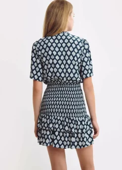 Vestido Gomas Etnico Abalorios