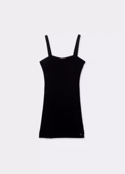 Vestido Punto Cuello Cuadrado